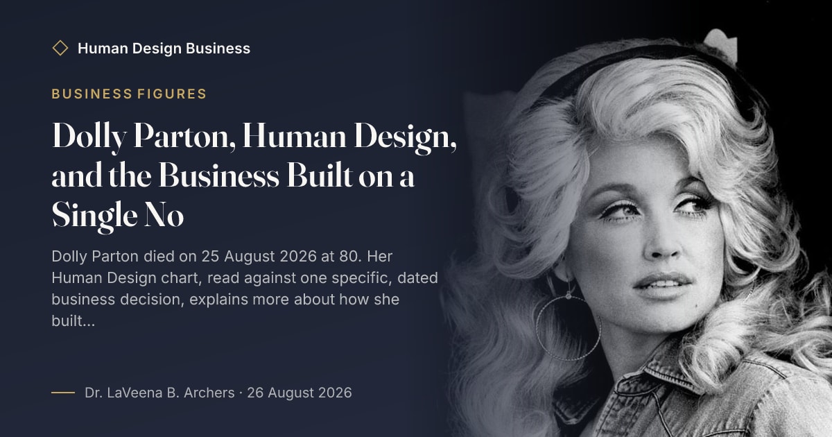 Dolly Parton, Human Design, and the Business Built on a Single No